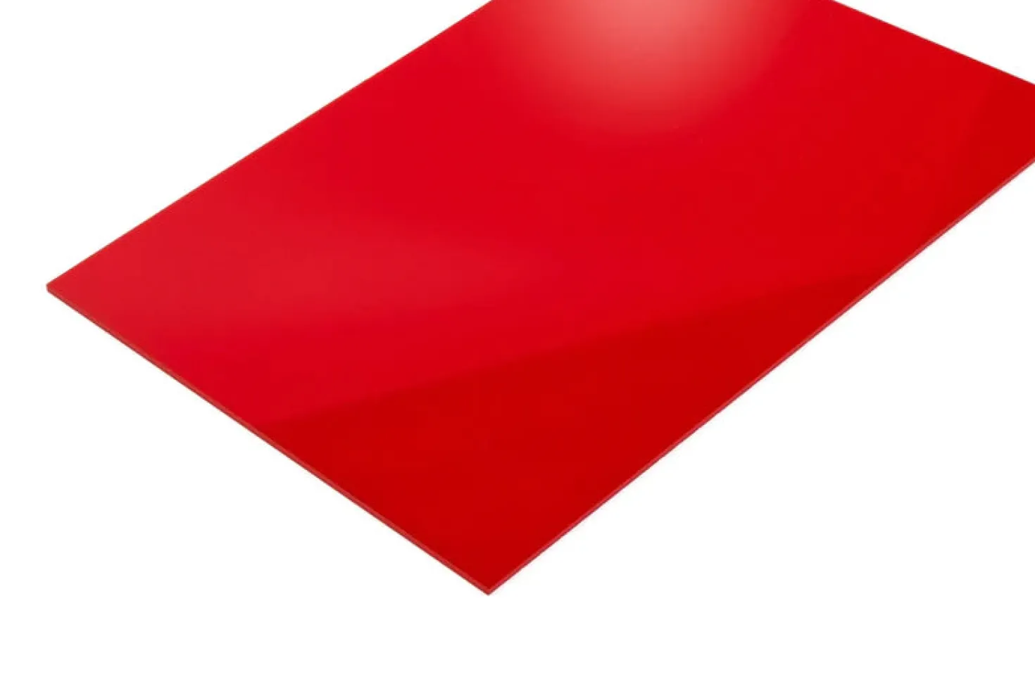 Lasersheets - Acrylic Opaque Gloss - Red - 400x300mm - 3mm