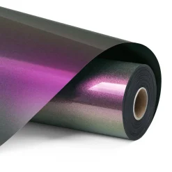 LOKLIK - Heat Transfer Vinyl - 30.5cm x 90cm - Chameleon Green to Purple