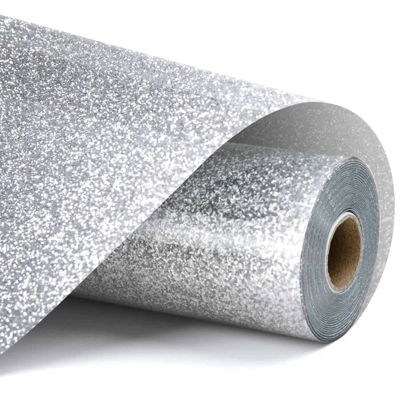 LOKLIK - Heat Transfer Vinyl - 30.5cm x 90cm - Glitter Silver
