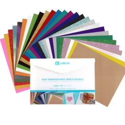 LOKLIK - Heat Transfer Vinyl Material Bundle - A4