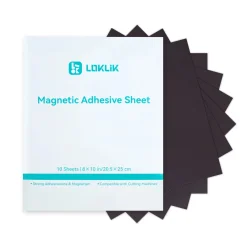 LOKLiK - Magnetic Sheet til Sublimation m.m. - 0.5MM - 10 Pack