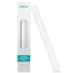 LOKLIK - Matless Permanent Adhesive Vinyl - Matte White - 33x305cm