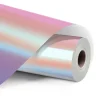 LOKLIK - Permanent Adhesive Vinyl - 30.5cm x 90cm - Holographic Bluish Violet