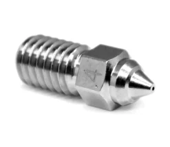 Micro Swiss - M6 Brass Plated Wear Resistant Nozzle - Ender-7 (Pick a Size)