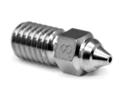 Micro Swiss - M6 Brass Plated Wear Resistant Nozzle - Ender-7 (Pick a Size)