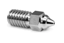 Micro Swiss - M6 Brass Plated Wear Resistant Nozzle - Ender-7 (Pick a Size)