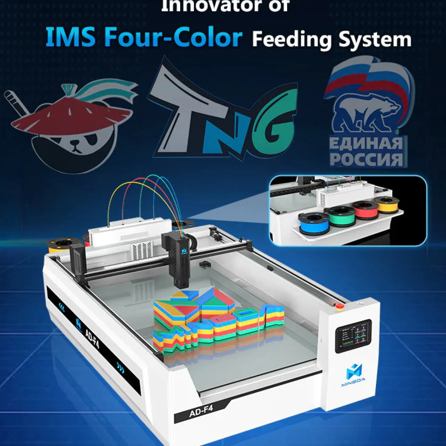 Mingda - AD-F4 - Skilte Printer - 1200x800x100mm