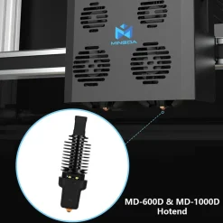 Mingda - Integrated Hardened Steel Hotend - MD-600D/MD-1000D - 0.4mm