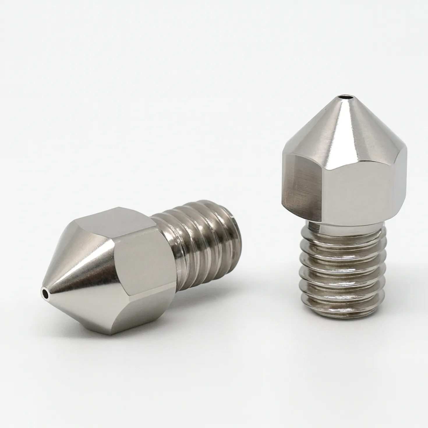 MK8 Steel - SpiderNozzle - 1.75mm - (Long Thread) - (Vælg størrelse)