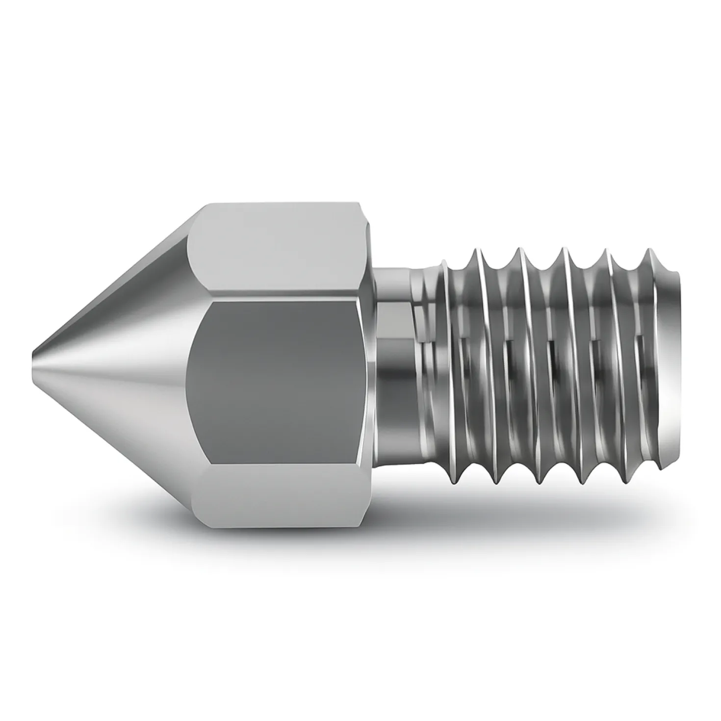 MK8 Steel - SpiderNozzle - 1.75mm - (Long Thread) - (Vælg størrelse)