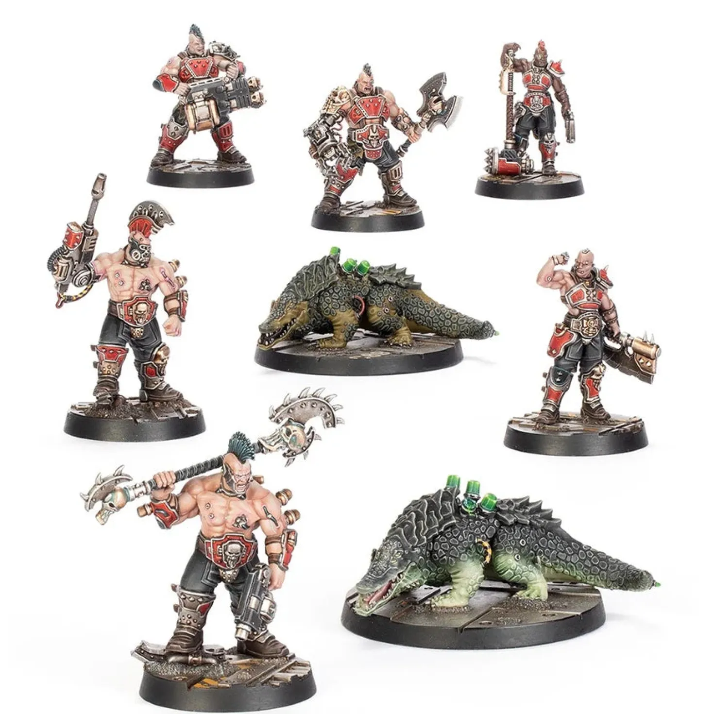 Necromunda: Goliath Forge Bosses & Sumpkrocs
