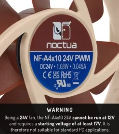 Noctua - NF-A4x10 - 24V - PWM - Fan/Blæser