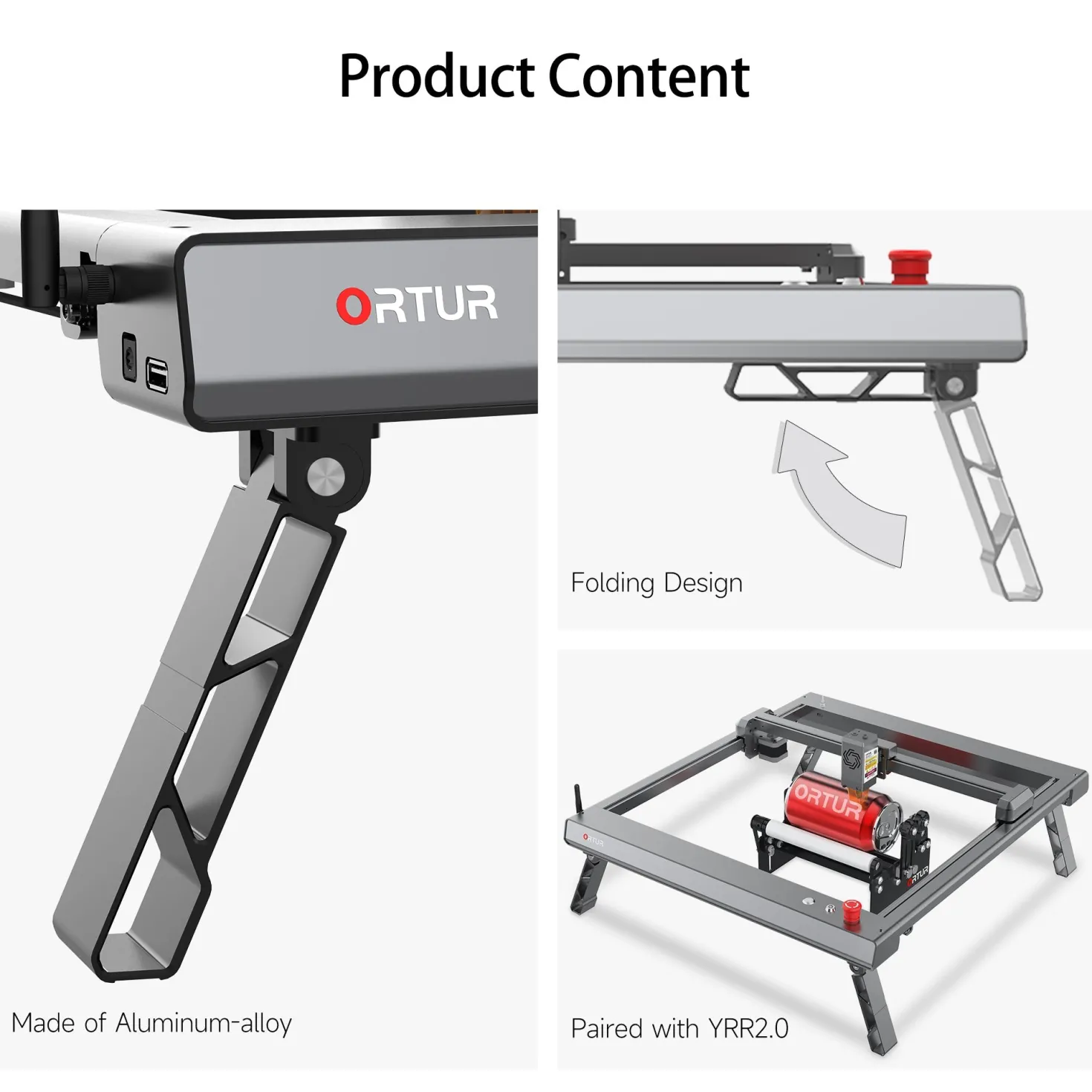 Ortur - Foldable Feet - Laser Master 3