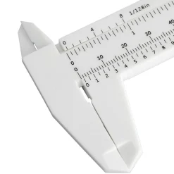Plastic Vernier Caliper / Skydelære - White