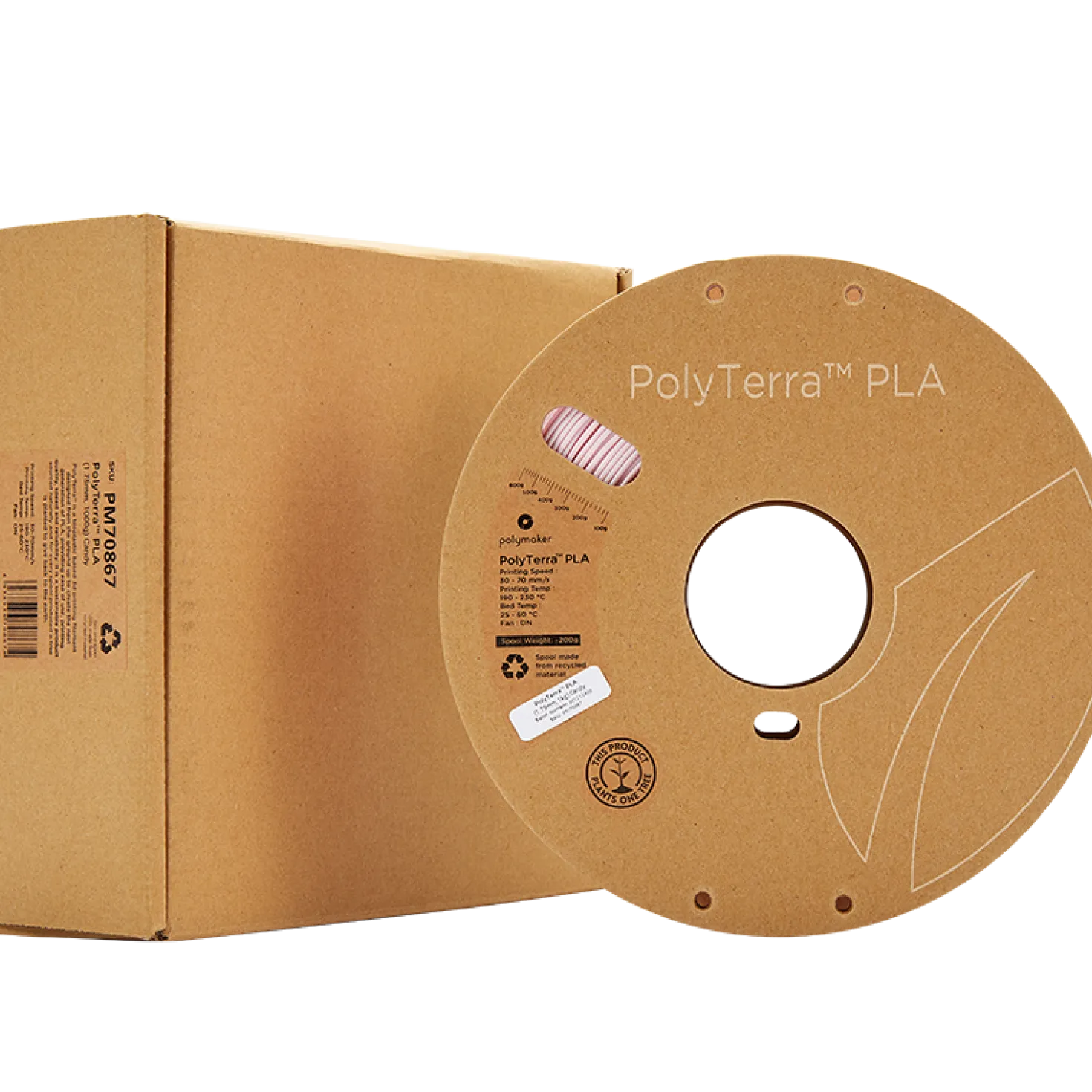 Polymaker - PolyTerra PLA - Candy - 1.75mm - 1kg