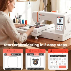 PooLin - EOC07 - Embroidery Machine / Broderimaskine