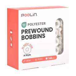 PooLin - Hvid Undertrådsspole - Type A - 144pcs