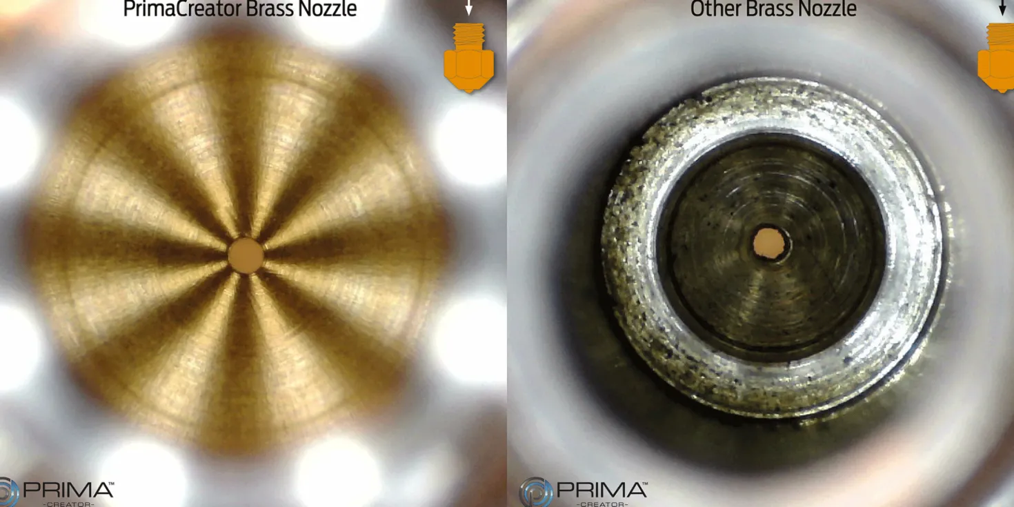PrimaCreator - Brass Nozzle 0.6mm - Pro2/Pro3 Series - 1pcs