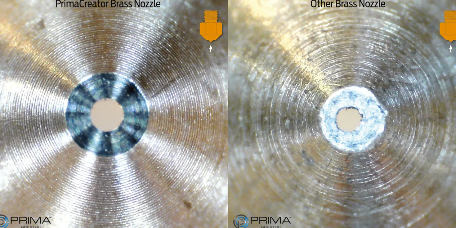 PrimaCreator - Brass Nozzle 0.6mm - Pro2/Pro3 Series - 1pcs