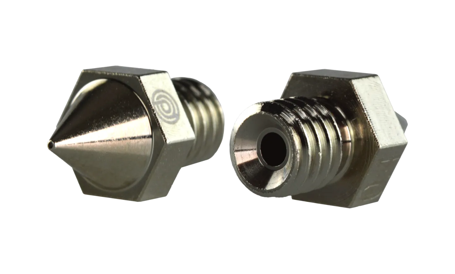 PrimaCreator - Nickel Plated Copper Nozzle - Raise3D Pro2/Pro3 - 1pcs (Pick a Size)