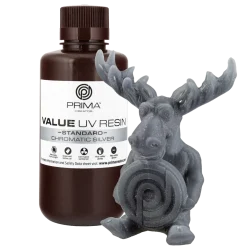 PrimaCreator Value UV-DLP Standard Resin - Chromatic Silver - 500ml
