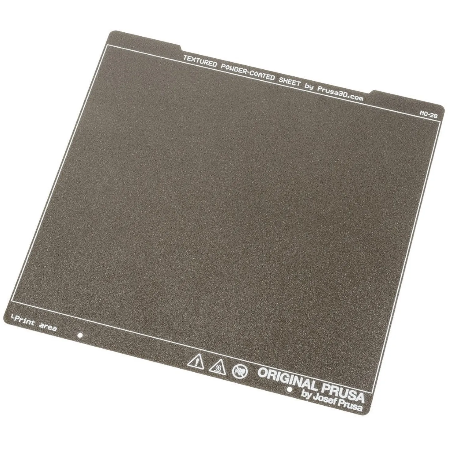 Prusa - Textured Powder-coated Steel Sheet - MK3/MK4 Series - 241x254mm