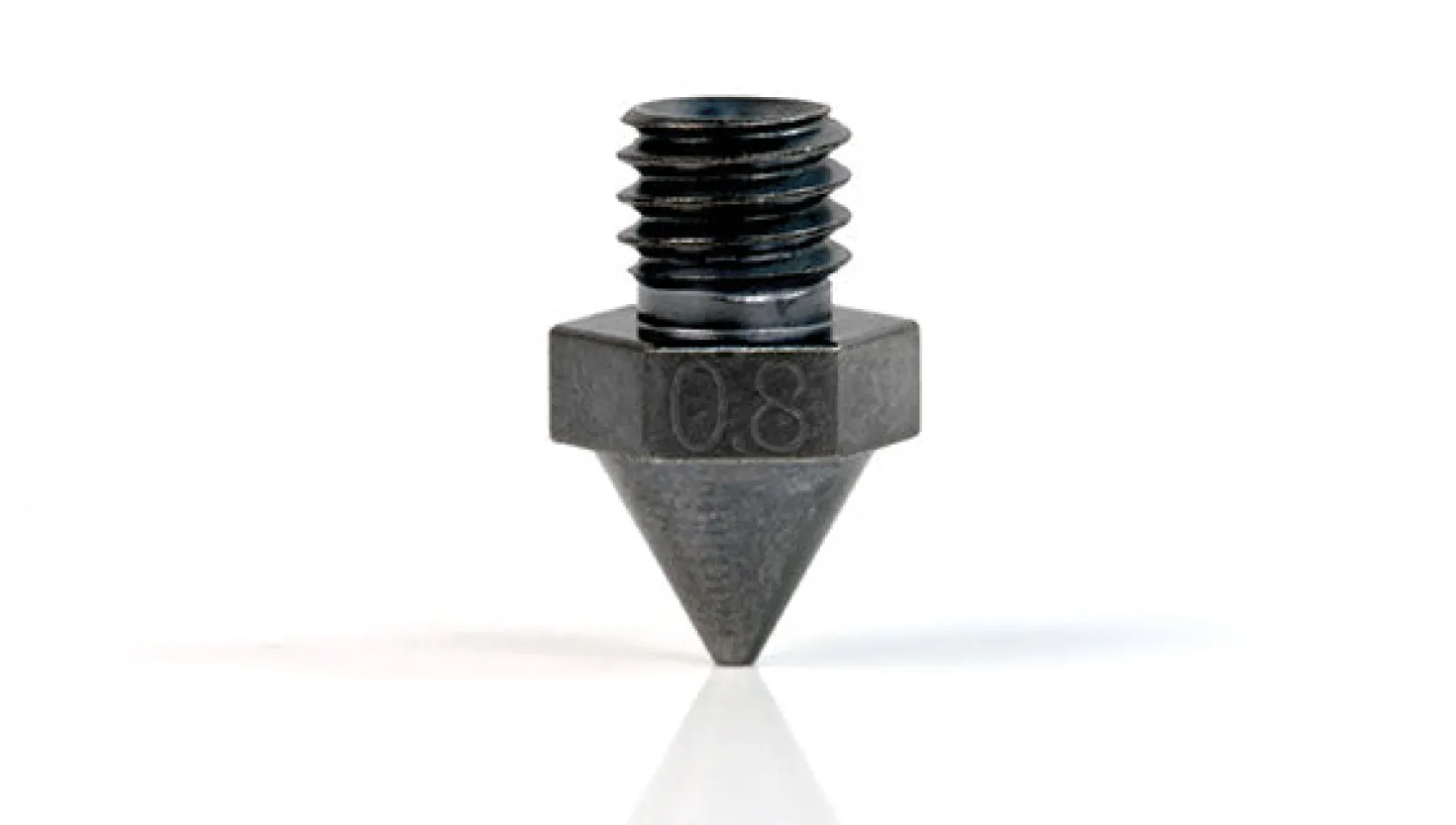 Raise3D - Steel Nozzle with WS2 Coating - 0.8mm - Pro2/Pro3 Series - 1pcs