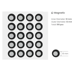 Revopoint - High Visibility Markers 10mm - Magnetic (100pcs)