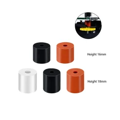 Silicone Level Column (16mm Inner Hole 4mm) - Black (1 pcs)