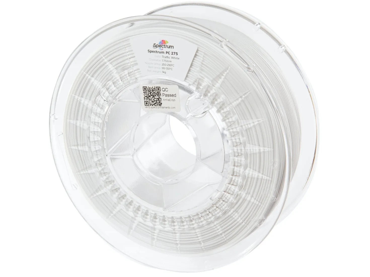 Spectrum - PC 275 - Traffic White - 1.75mm - 1kg