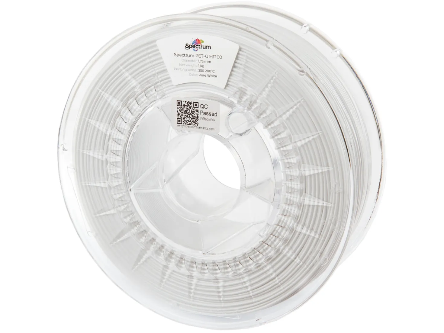 Spectrum - PETG HT100 - Pure White - 1.75mm - 1kg