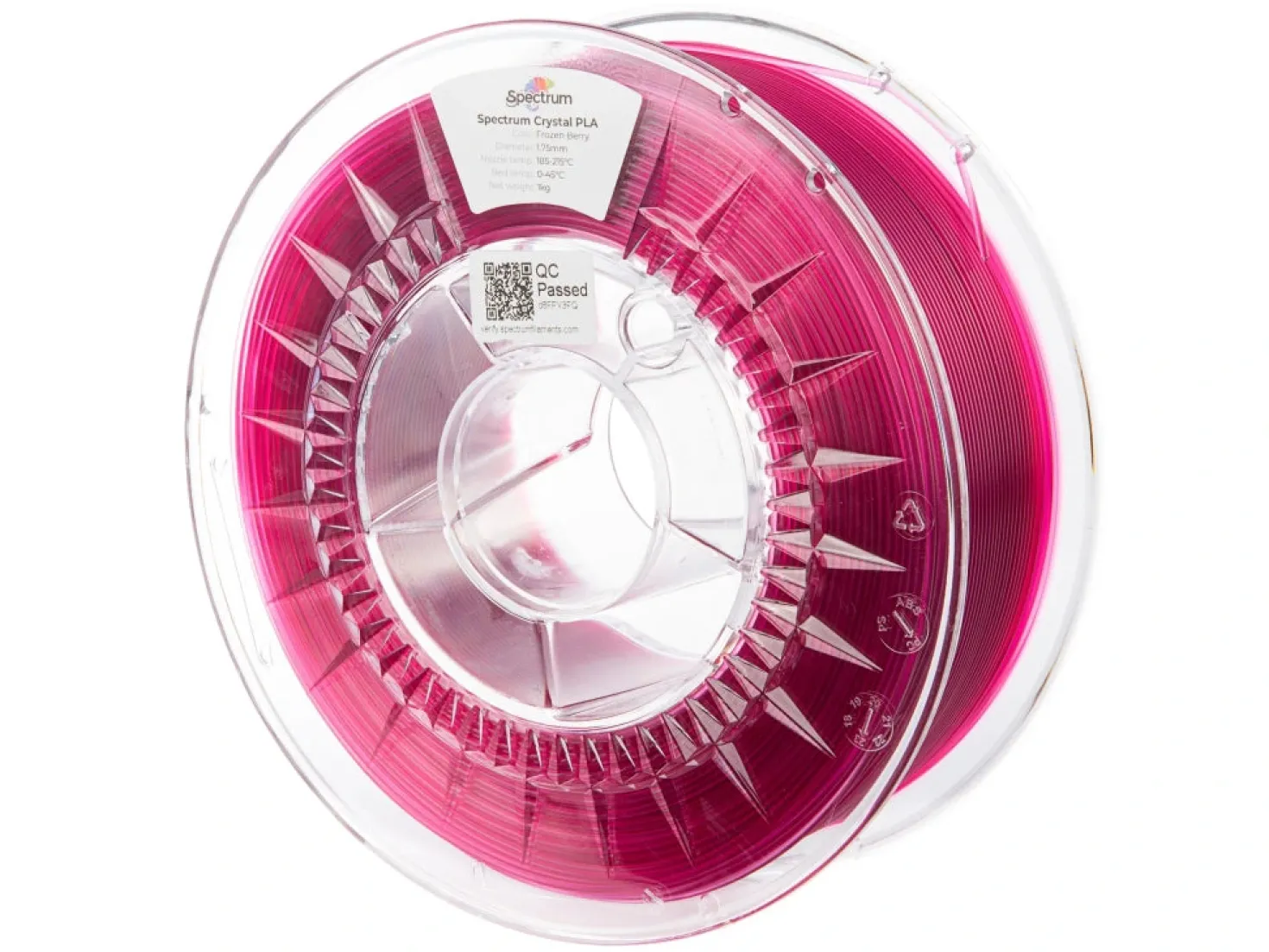 Spectrum - PLA Crystal - Frozen Berry - 1.75mm - 1kg