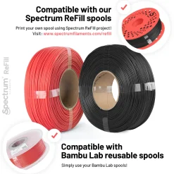 Spectrum - PLA Premium - Arctic White - 1.75mm - 1kg - Refill
