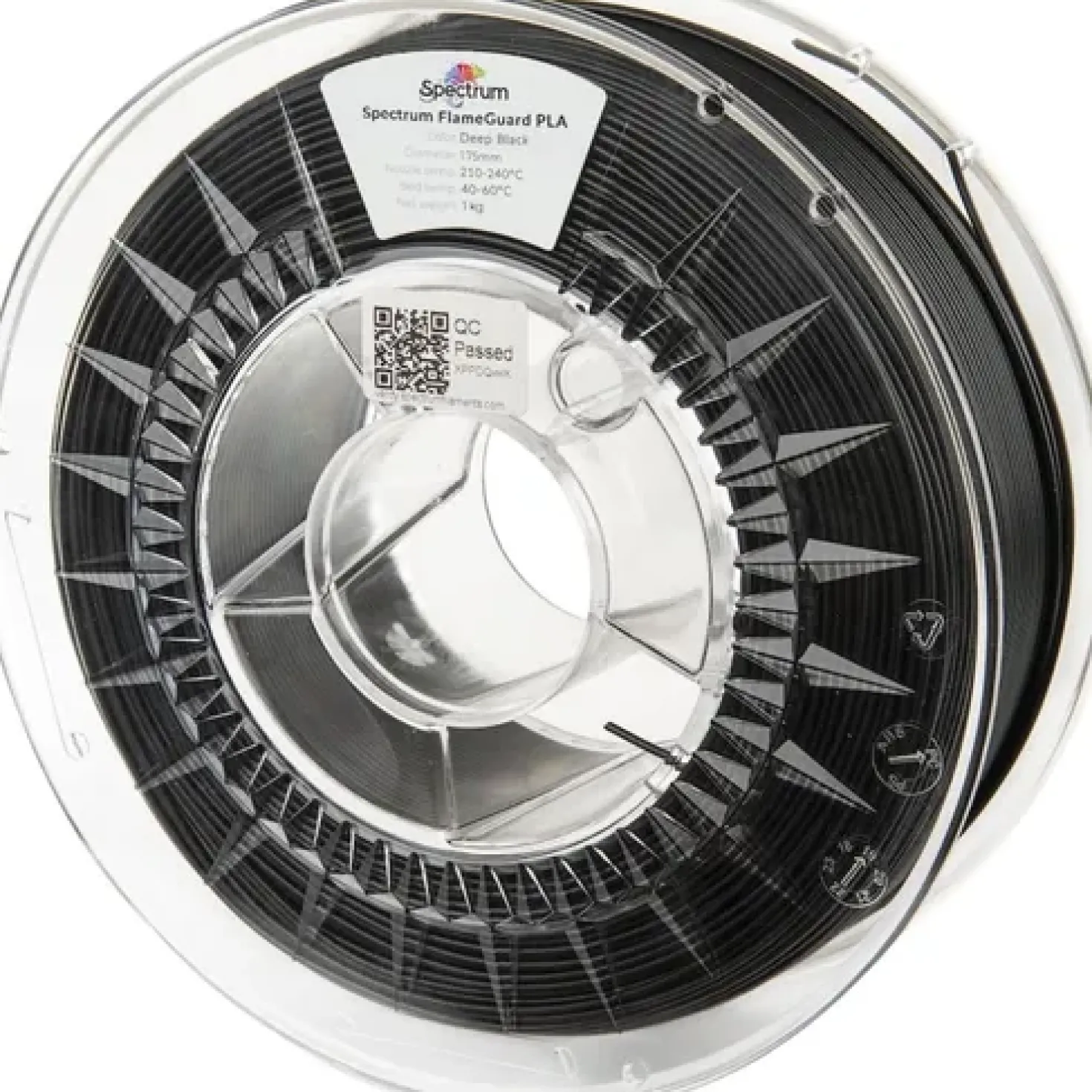 Spectrum - SafeGuard PLA - Deep Black - 1.75mm - 1kg
