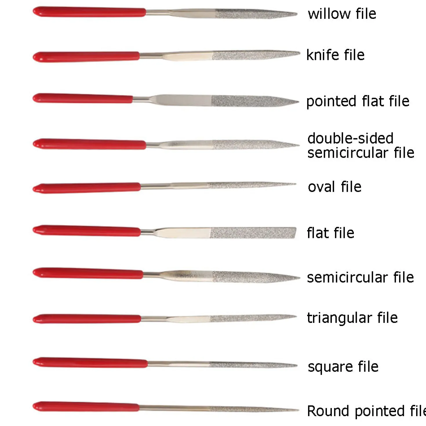 Spider - File Set - 10pcs
