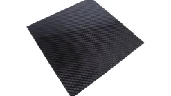Spider - Real Carbon Fiber Coated Spring SteelSheet - 235x235mm