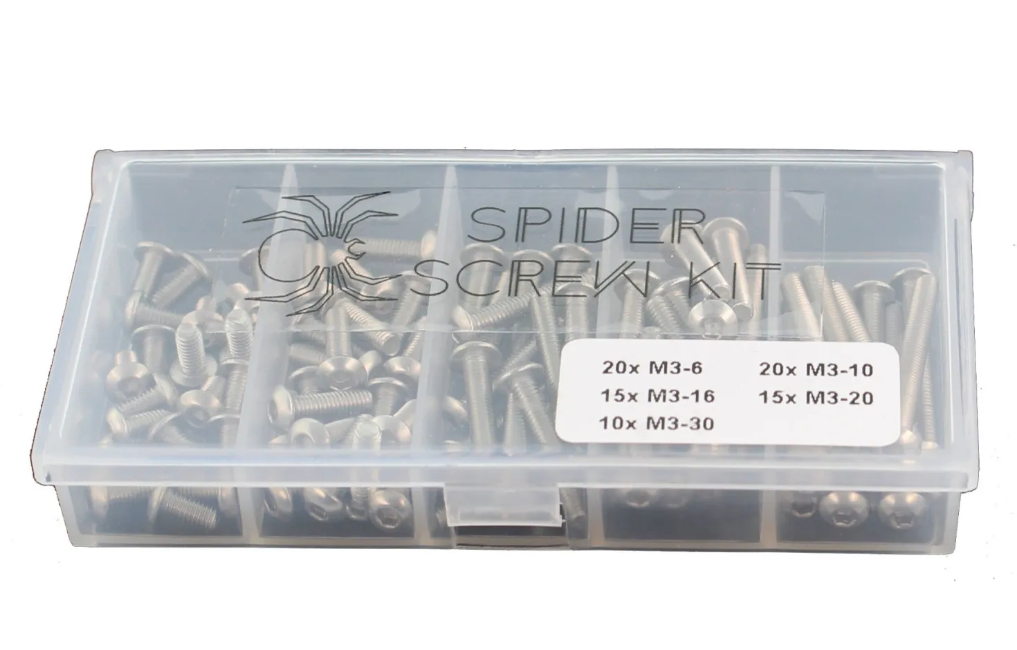 SpiderScrew Kit - M3 - 80 pcs