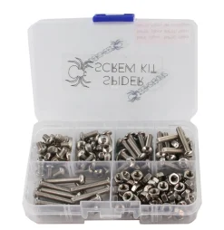 SpiderScrew Kit with Nuts - M4 - 80 pcs