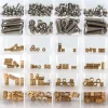 SpiderScrew Mixed Kit with Knurls - M3-M4-M5-M6 - 160 pcs