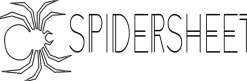 SpiderSheet 254x165mm - KAN SKÆRES MINDRE MED EN HOBBYKNIV