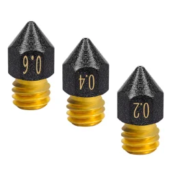 Spider - Teflon Plated MK8 - Brass Nozzle (Pick a Size)