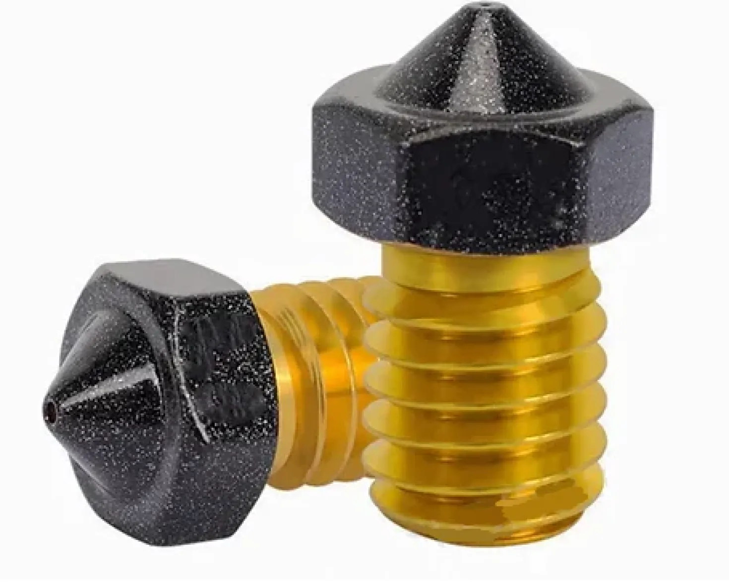 Spider - TripleFlow Teflon Clone Brass Nozzle - V6 - Prusa MK3/I3 Series (Pick a Size)