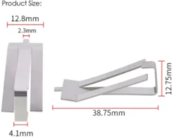 Stainless Steel Glass Fixing Clip - 1pcs