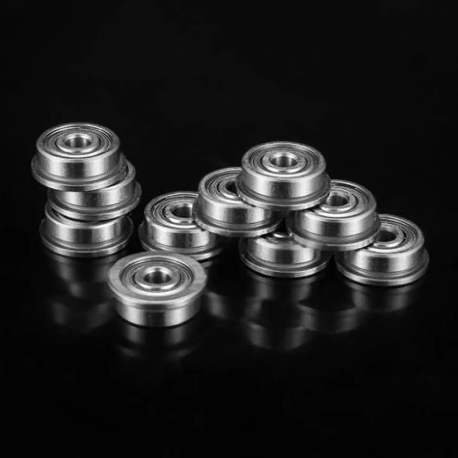 10stk F623ZZ Flange Bushing Ball Bearings 3x10x4mm Miniature Deep Groove