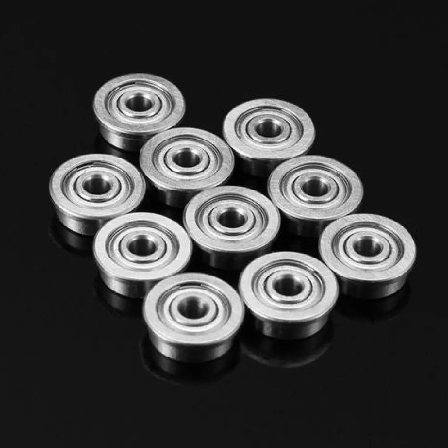 10stk F623ZZ Flange Bushing Ball Bearings 3x10x4mm Miniature Deep Groove