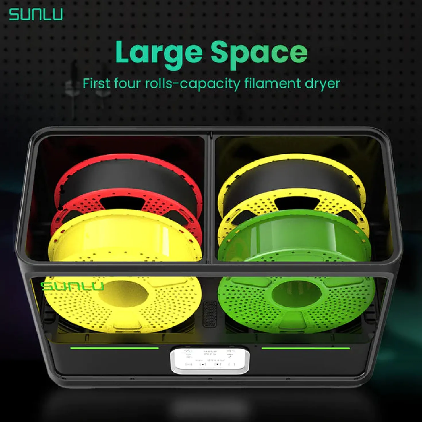 SUNLU - FilaDryer S4 - Filament Opbevaring