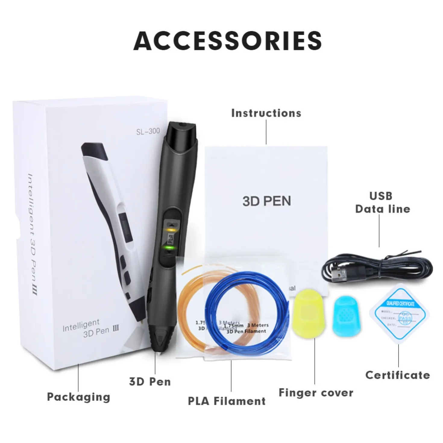 SUNLU - SL-300 - 3D Pen (Pick a Color)
