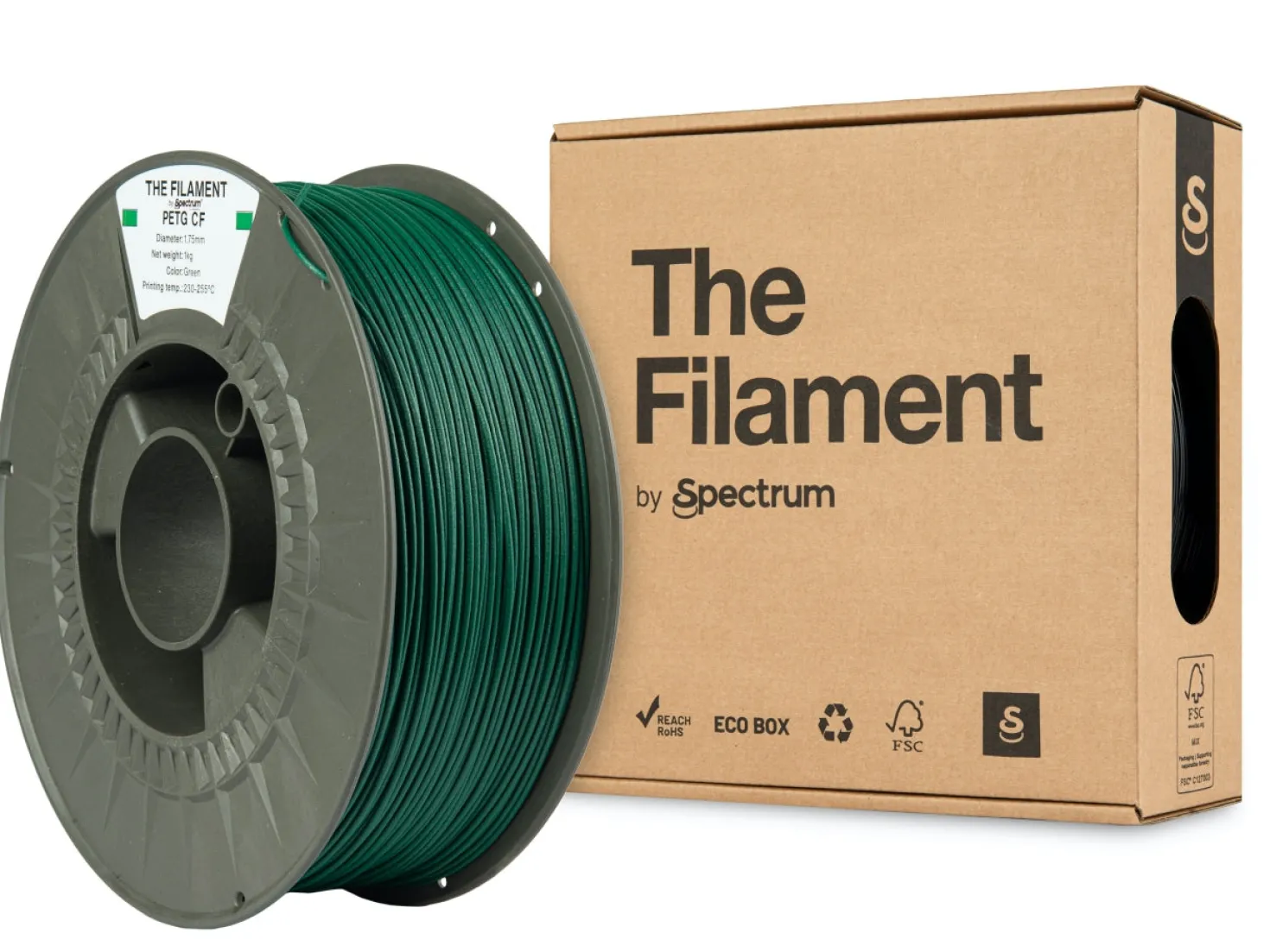 The Filament - PETG CF - Green - 1.75mm - 1kg