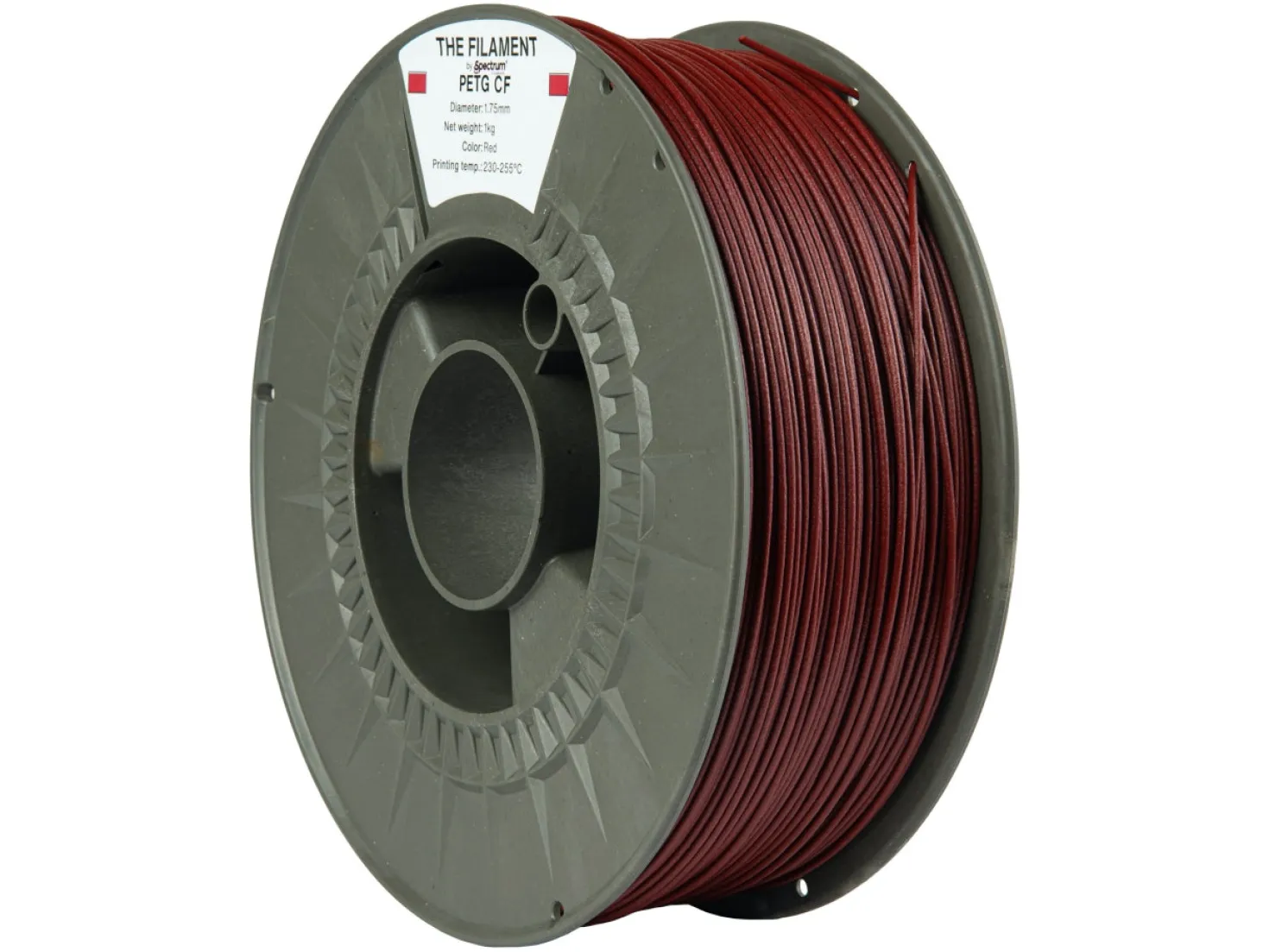 The Filament - PETG CF - Red - 1.75mm - 1kg