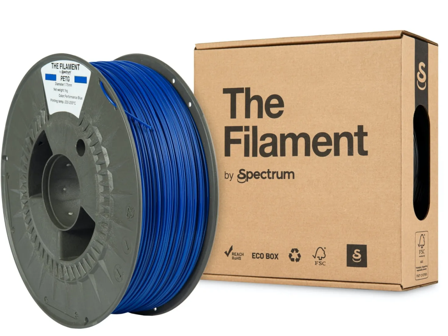 The Filament - PETG - Performance Blue - 1.75mm - 1kg